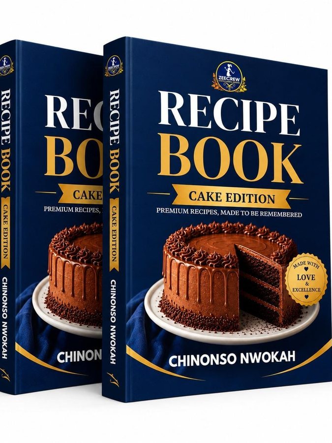 Recipe Book Cake Edition by Chinonso Nwokah